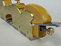 Spiers shoulder plane - adjuster detail. Spiers shoulder plane - adjuster detail.